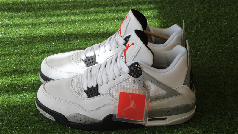 2016 Authentic Air Jordan 4 Retro Alternate 89 White Cement